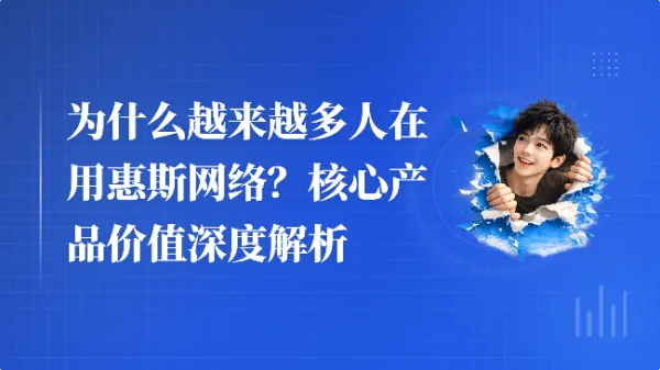 为什么越来越多人在用惠斯网络？核心产品价值深度解析